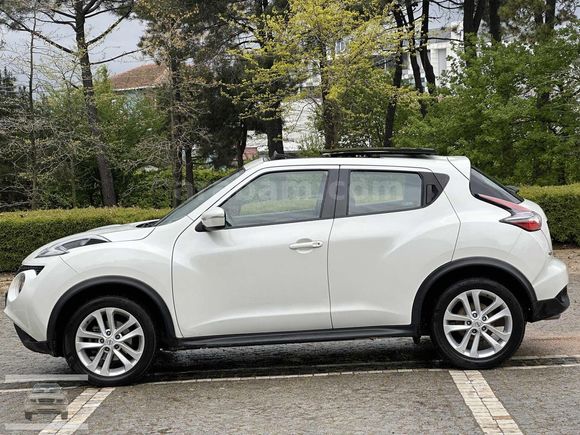 ! 61.000 KM !-NİSSAN JUKE-OTOMATİK-SKYPACK-SUNROOF-SEDEFLİ BEYAZ