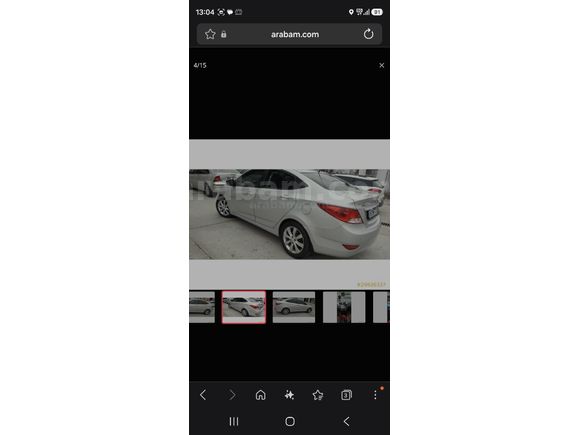 Sahibinden Hyundai Accent Blue 1.6 CRDI Prime 2013 Model Ankara