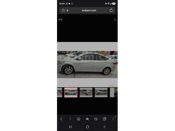 Sahibinden Hyundai Accent Blue 1.6 CRDI Prime 2013 Model Ankara