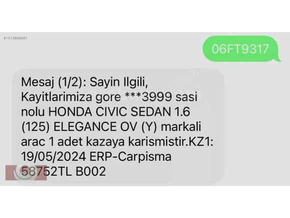 2015 CIVIC 1.6 İ-VTEC ELEGANCE OTM. BOYASIZ !!