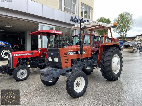 2003 NEWHOLLAND 70-56 2WD TENTELİ GRİ GÖVDE TAPALI AĞCAOĞLU