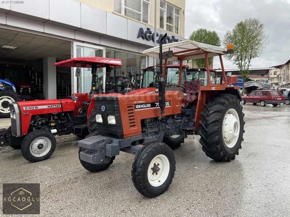 2003 NEWHOLLAND 70-56 2WD TENTELİ GRİ GÖVDE TAPALI AĞCAOĞLU
