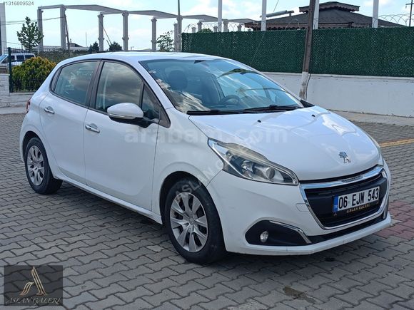 2016 MODEL DÜŞÜK KM TEK PARÇA BOYALI DEĞİŞENSİZ PEUGEOT 208