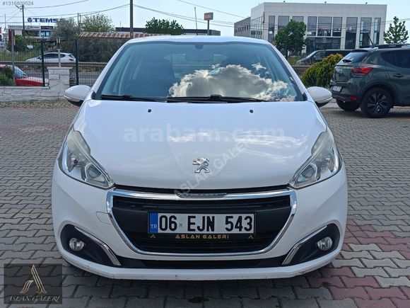 2016 MODEL DÜŞÜK KM TEK PARÇA BOYALI DEĞİŞENSİZ PEUGEOT 208