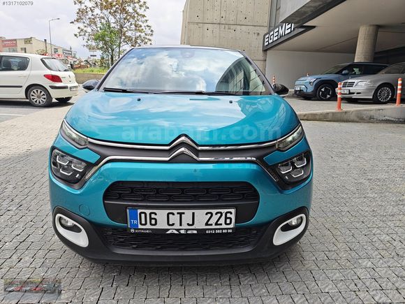 HATASIZ BOYASIZ 60.000 KM'DE 2021 CİTROEN C3 1.2 TURBO OTOMATİK