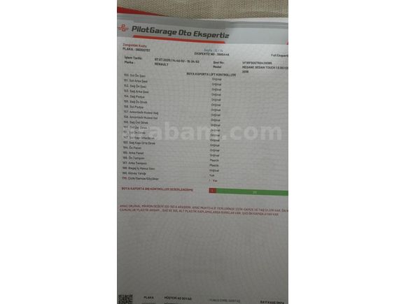 son fiyat Sahibinden Renault Megane 1.5 dCi Touch 2018 Model