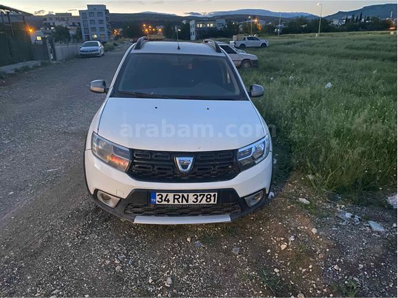 Sahibinden Dacia Sandero 1.5 dCi Stepway 2017 Model Adıyaman 206000km Beyaz