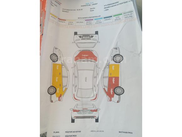 Sahibinden Renault Megane 1.6 Authentique 2004 Model