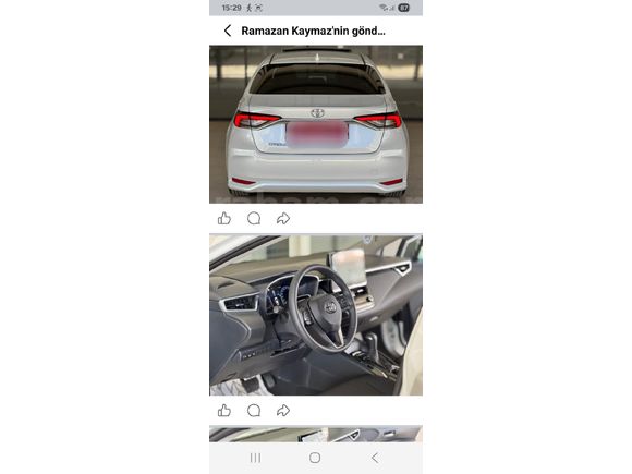 Sahibinden Toyota Corolla 1.5 Flame X-Pack 2026 Model