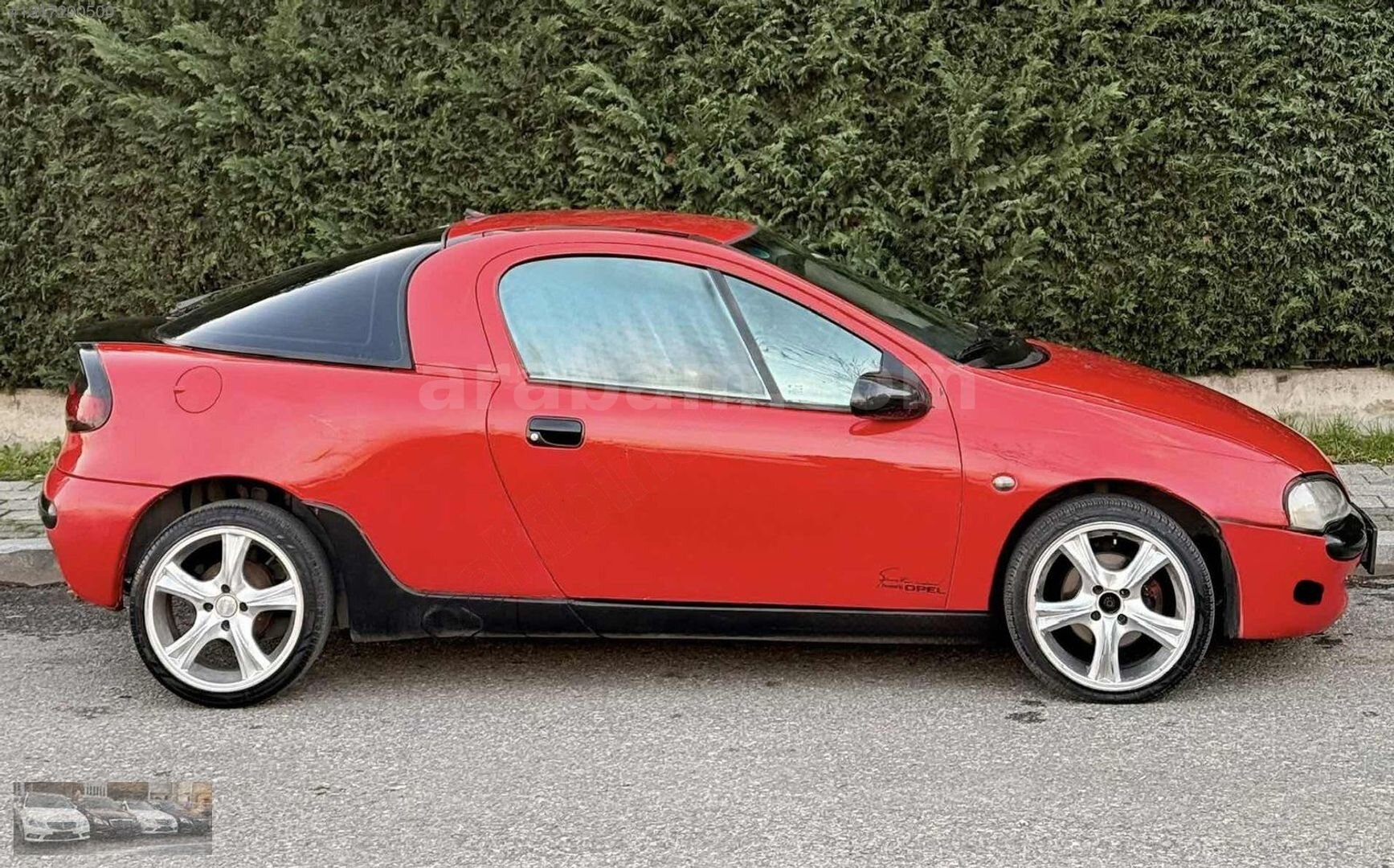 Galeriden Opel Tigra 1.6 1996 Model Antalya 225.000 km Kırmızı 6