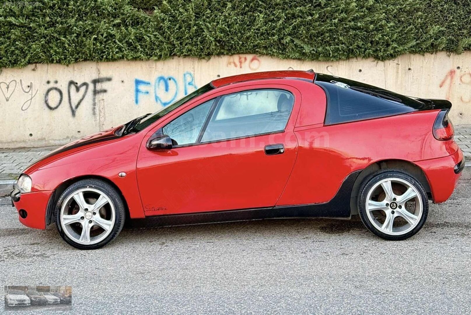 Galeriden Opel Tigra 1.6 1996 Model Antalya 225.000 km Kırmızı 7