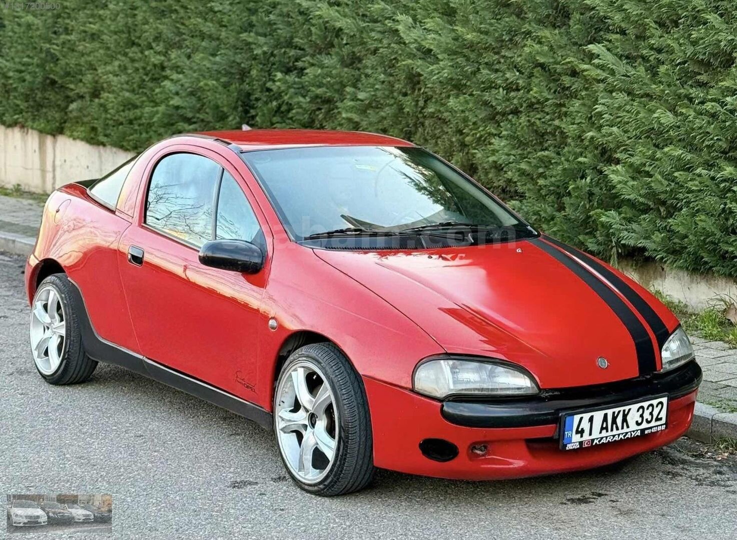 Galeriden Opel Tigra 1.6 1996 Model Antalya 225.000 km Kırmızı 1