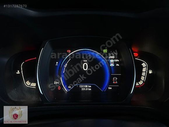 KOÇAK"Renault Kadjar 1.6 dCi icon 4x4 / Cam Tavan / Geri Görüş