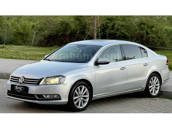 -SRC MOTORS- 2012 VW PASSAT 1.4TSİ DEĞİŞENSİZ BAKIMLI GÜMÜŞ GRİ