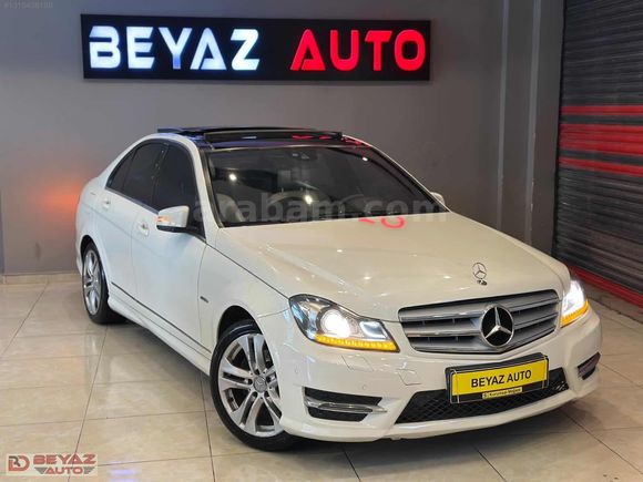 2012 MERCEDES C180 AMG PRINS LPG İÇİ BEJ CAM TAVAN ORJİNAL