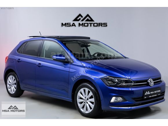 MSA-2018 POLO 1.0TSI DSG HIGHLINE MAVİ CAM TAVAN 67KM EMSALSİZ!