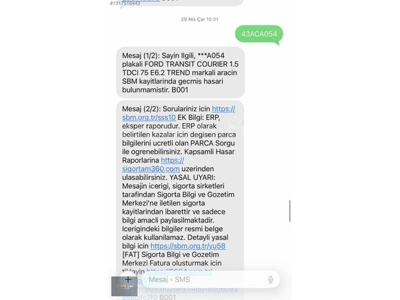 2021ÇKŞLI 90oooKM/HATASIZ BOYASIZ COURİER/ KLİMA/K-K/ YILDIZ TAV