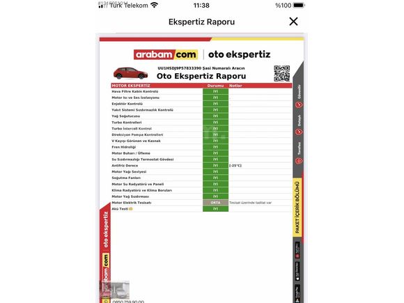 OTOMATİK VİTES BAKIMLI 122 BİNDE