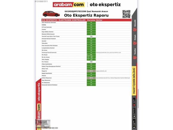 OTOMATİK VİTES BAKIMLI 122 BİNDE