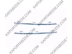 RENAULT CLIO SYMBOL ÖN PANJUR KROM KUŞAK SET 2016-2021 620729869R İTHAL ÜRÜN