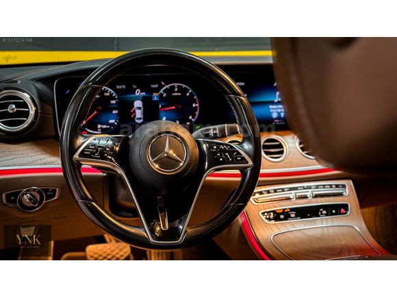 YNK'DAN MERCEDES E200d EXCLUSİVE TABA/BURMESTER/VAKUM/360KAM