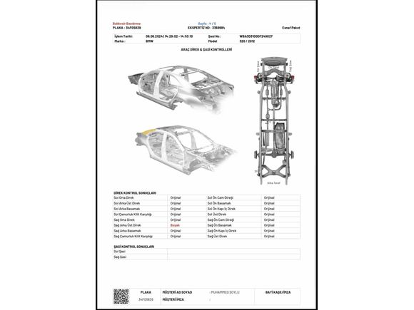 Değişensiz 320d sunroof 184hp