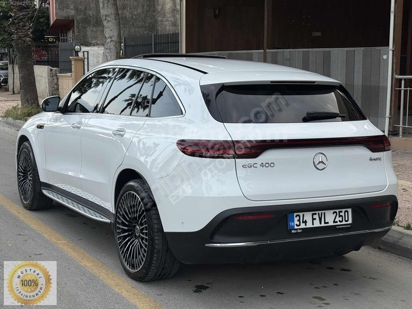 EZEL'den BAYİ 2022 MODEL EQC-400 4MATİC HATASIZ 7