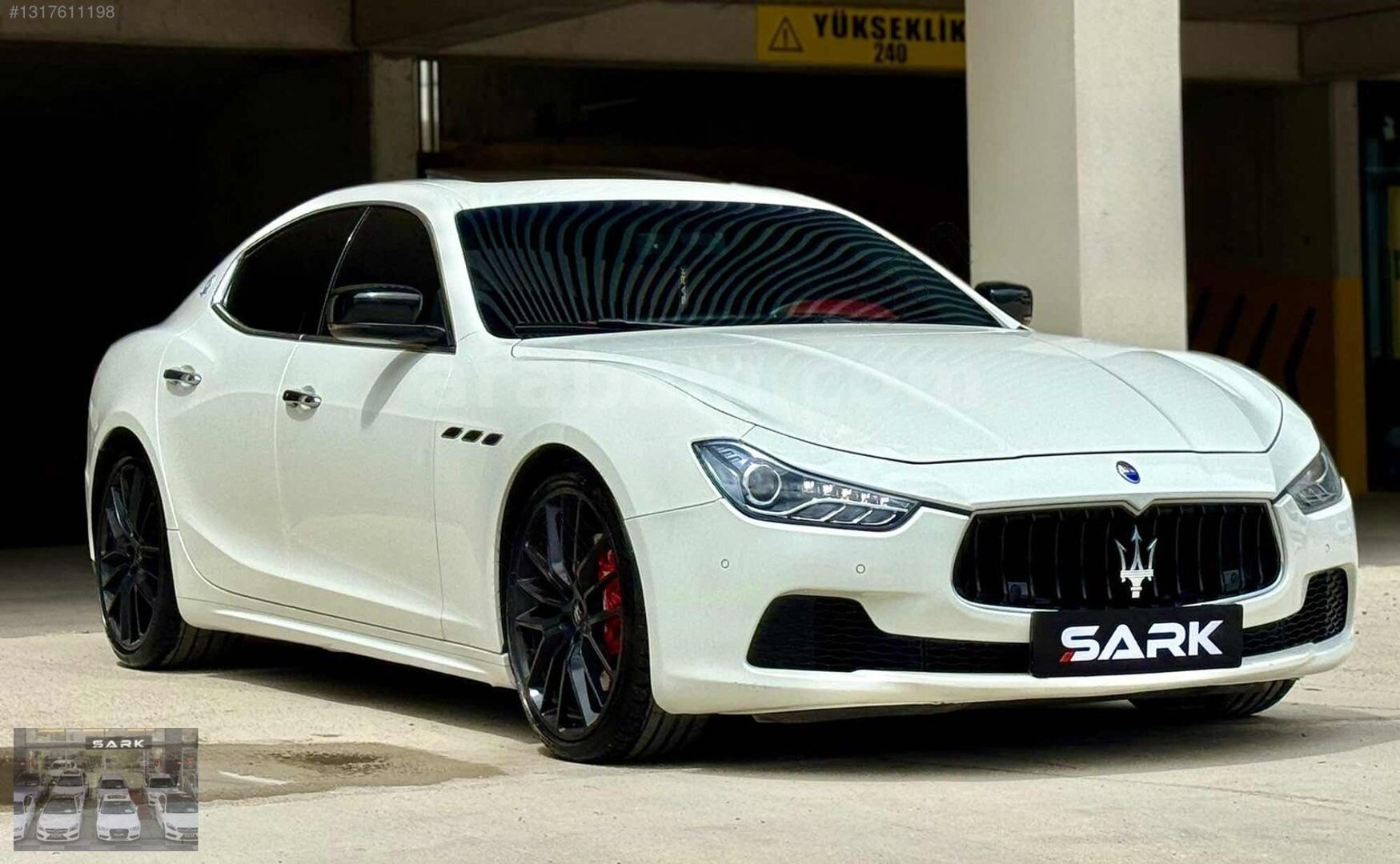 Galeriden Maserati Ghibli 3.0 2015 Model Ankara 170.000 km Beyaz 4