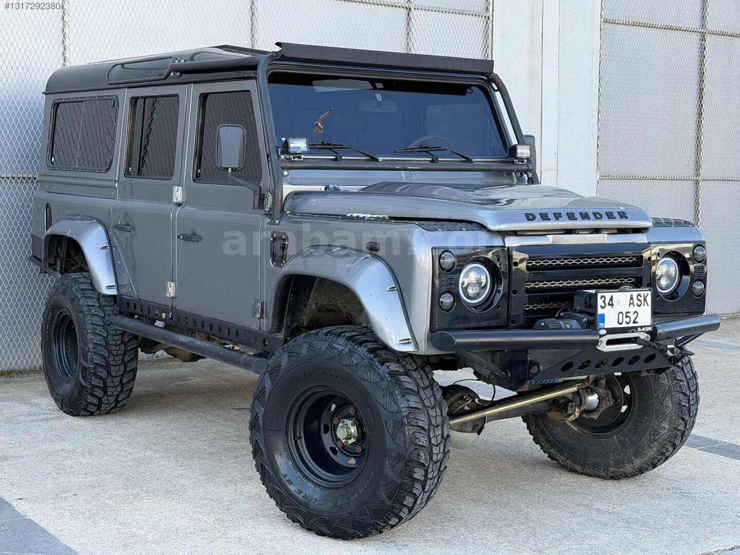 Galeriden Land Rover Defender 110 2.5 TDI 1988 Model Ordu 145.000 km Gri 3