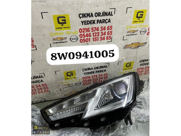 AUDİ A4 2016-2019 SOL MERCEKLİ FAR 8W0941005