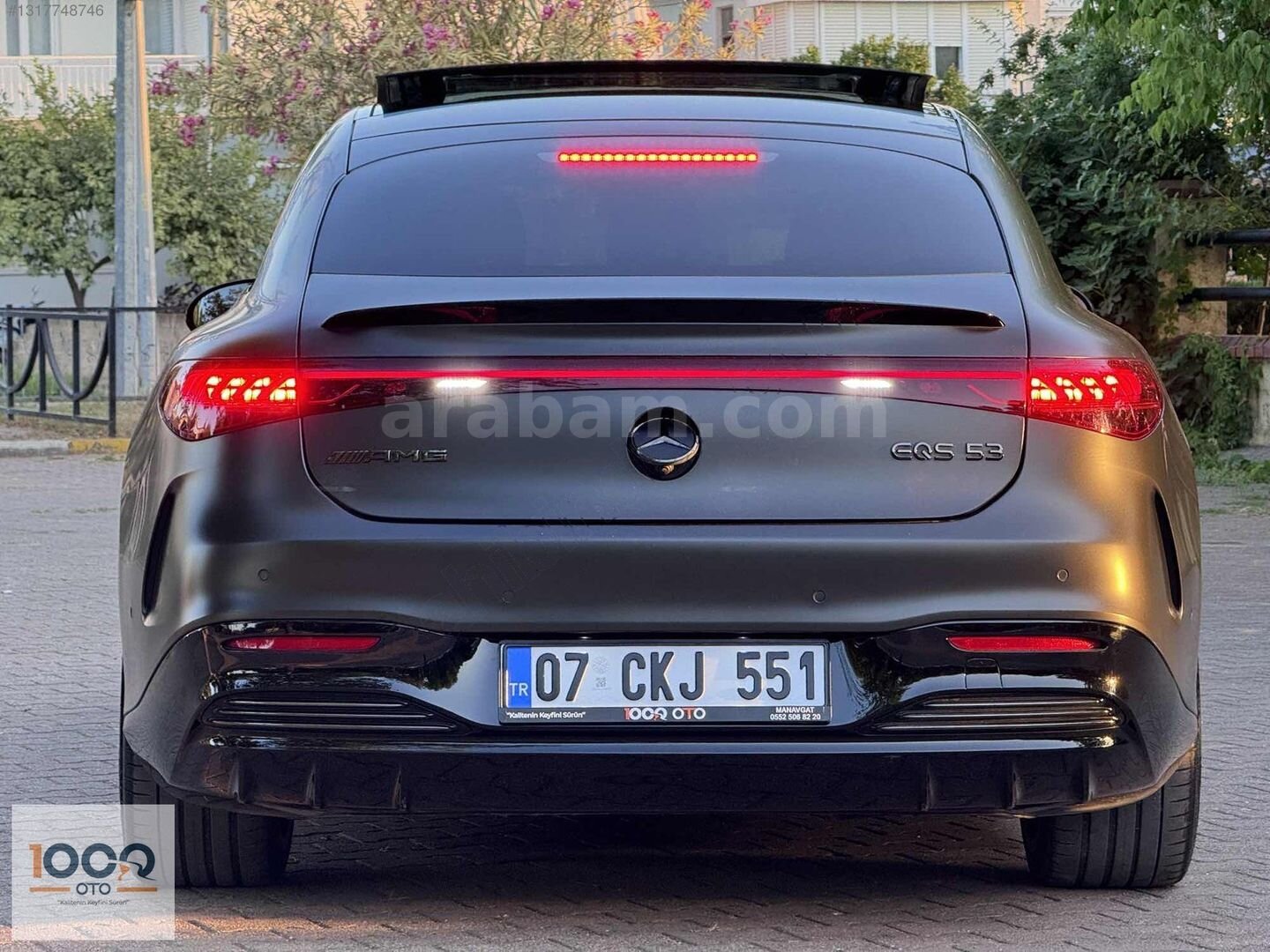 Galeriden Mercedes - Benz EQS 53 AMG Performance 2025 Model Antalya 27.000 km Füme 7