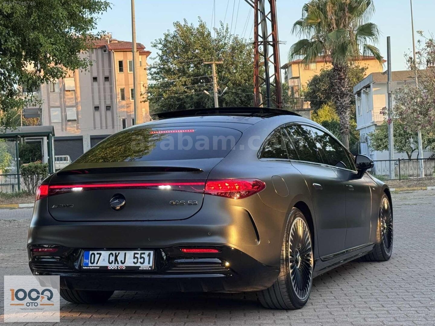Galeriden Mercedes - Benz EQS 53 AMG Performance 2025 Model Antalya 27.000 km Füme 6