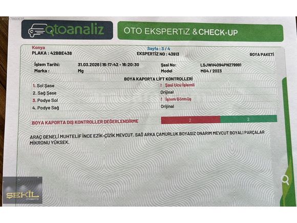 ŞEKİL OTOMOTİV'DEN DEĞİŞENSİZ 2023 MG4 ELECTRIC