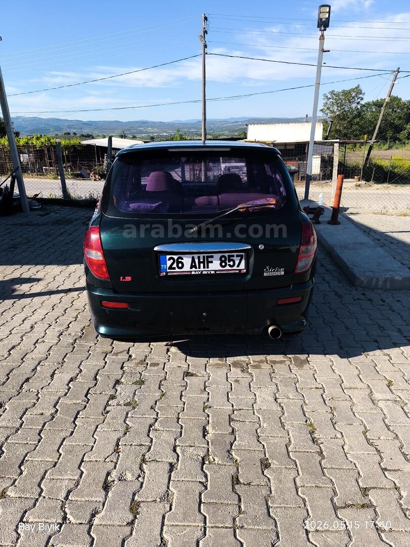 Sahibinden Daihatsu Sirion 1.3 Touring 2004 Model Bursa 280.000 km Yeşil 3