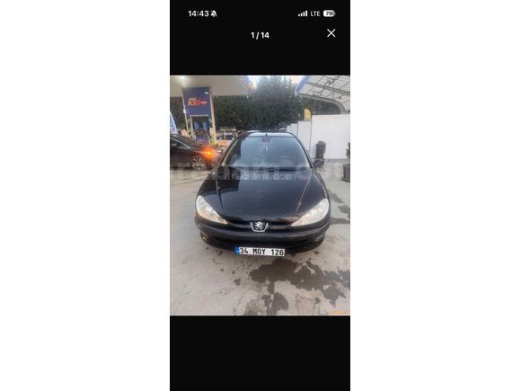 Sahibinden Peugeot 206 1.4 X-Line 2005 Model Siyah