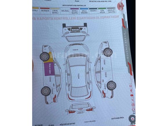 Sahibinden Peugeot 301 1.6 BlueHDI Active 2018 Model Mersin