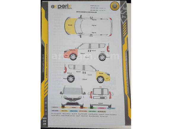 OTOMOBİL RUHSATLI 2010 GENİŞ AİLE 1.6 MULTİJET 6 İLERİ ELEGANCE FİAT DOBLO