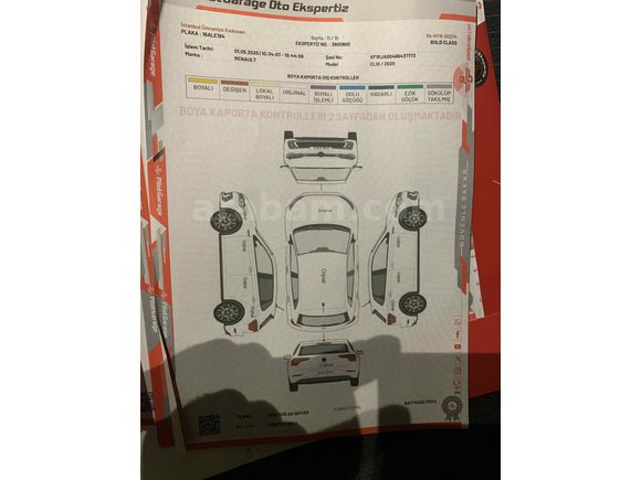 Sahibinden Renault Clio 1.0 TCe Icon 2020 Model 