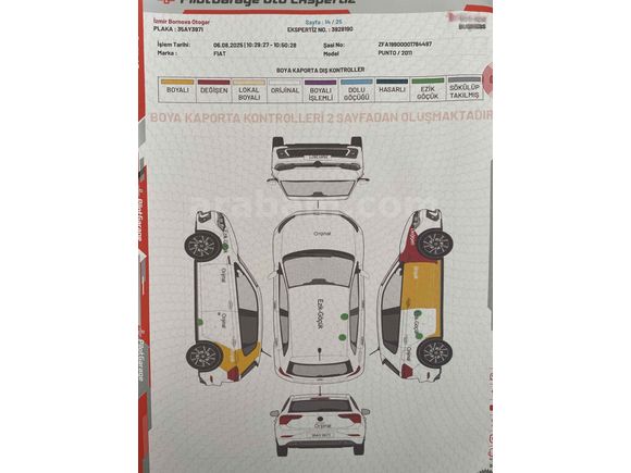 Sahibinden Fiat Punto EVO 1.3 Multijet Dynamic 2011 Model 