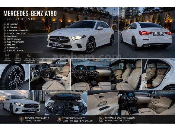 2020 A180 Progressive | 73 Bin KM | Full PPF | AMG Jant |Bakımlı