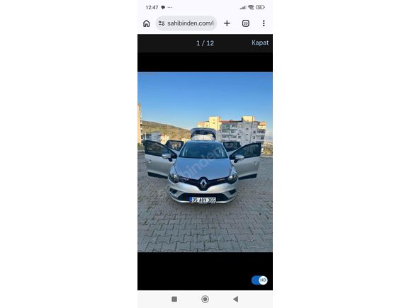 Sahibinden Renault Clio 0.9 TCe Joy 2020 Model