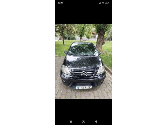 Sahibinden Citroen C3 1.4 HDi X Furio 2008 Model Bursa 206.000 km Siyah