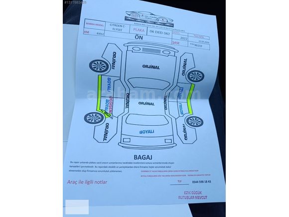 2022 model Citroen c Elyesa düşük kmli