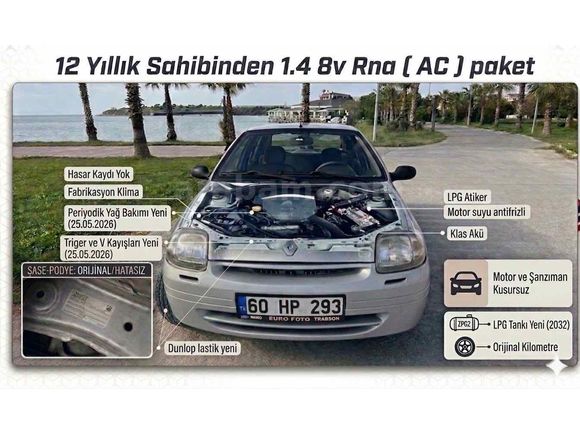 12 Yıllık Sahibinden Klimalı orjinal Full bakımlı
