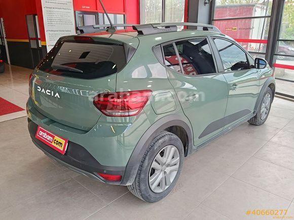 Galeriden Dacia Sandero Stepway 1.0 Tce Expression 2022 Model İstanbul 78.148 km Yeşil