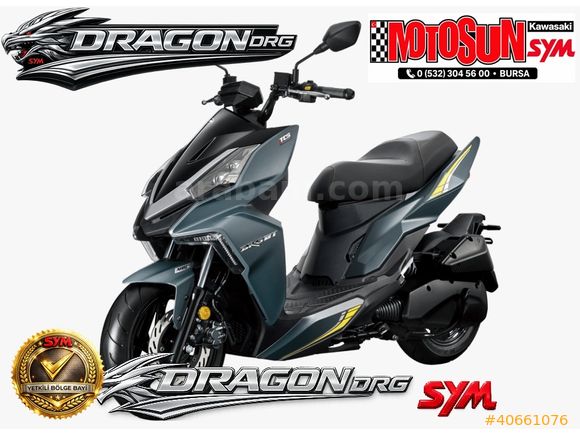 MOTOSUN'DAN SYM DRG 160 ABS TCS K.KARTINA 12 TAKSİT