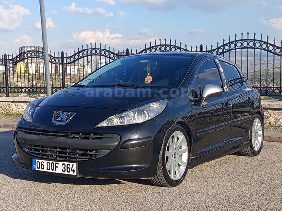 Sahibinden Peugeot 207 1.4 Trendy 2007 Model  230.000 km Siyah