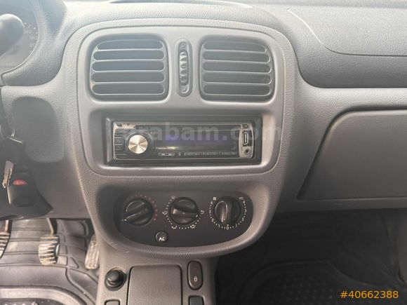 KK 12 TAKSİT/2000 RENAULT CLİO 1.4 KLİMALI 306B KM AİLE ARACI