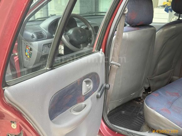 KK 12 TAKSİT/2000 RENAULT CLİO 1.4 KLİMALI 306B KM AİLE ARACI