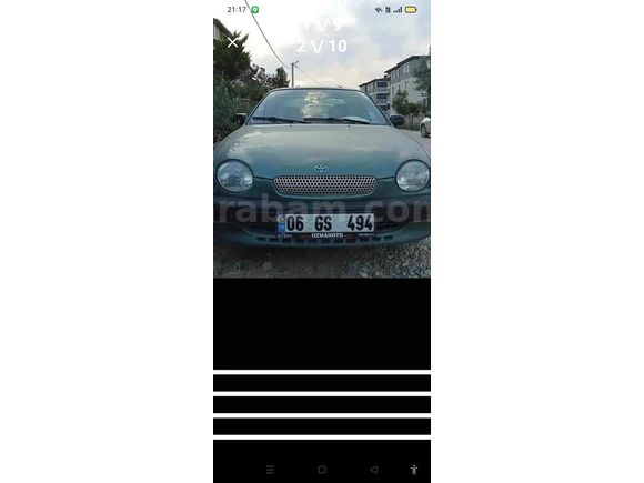 Sahibinden Toyota Corolla 1.3 Terra 1999 Model Bursa